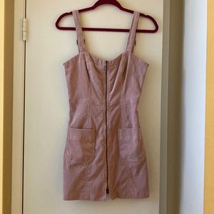 Corduroy mini dress